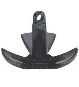 Якорь - гриб в оболочке ПВХ, 12 фунтов (5.44кг) (ACHR-RIVER BLK PVC 12#) attwood (Этвуд)